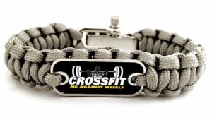 Crossfit Paracord Survival Bracelet Grey