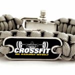 Crossfit Paracord Survival Bracelet Grey